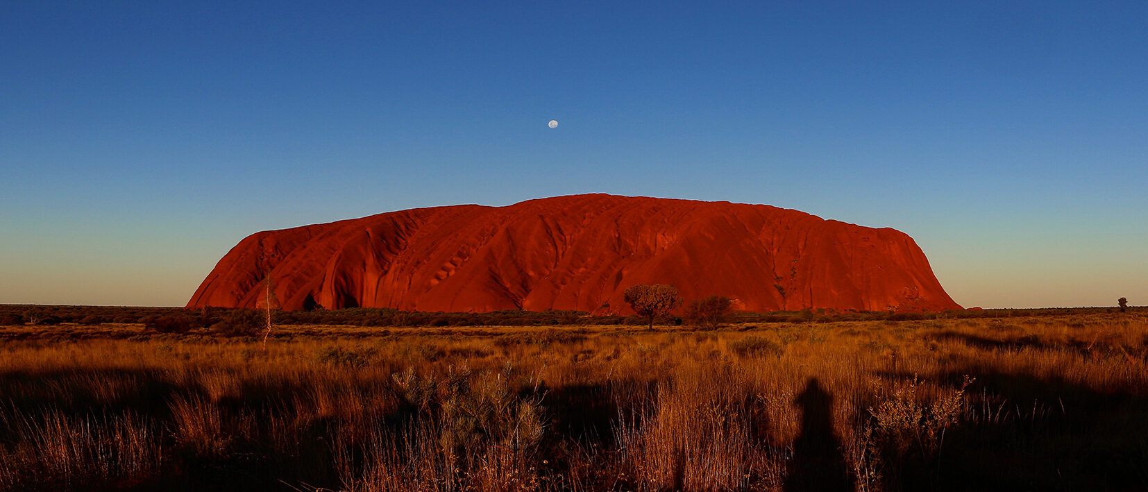 Coucher de soleil sur Ayers Rock à Uluru, lors d'un voyage sur mesure avec Nirvatravel