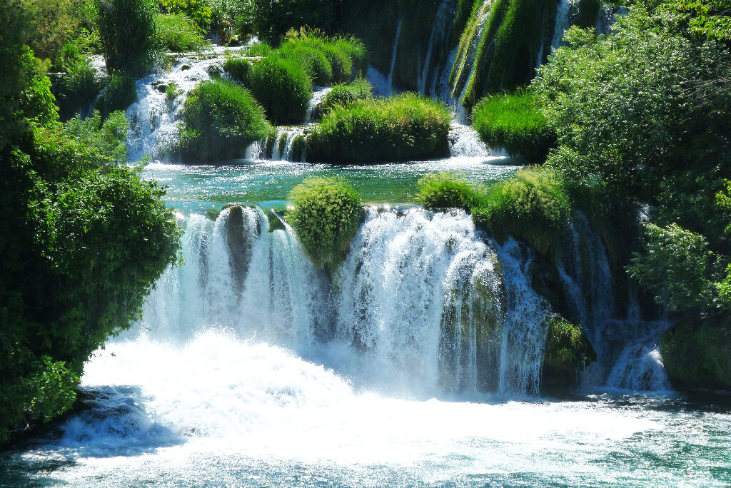 Cascades dans le parc de Krka, que faire en Istrie ?
